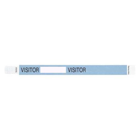 Identiplus ID Wristband, Tyvek, Visitor, PK500 VIS-TA-22