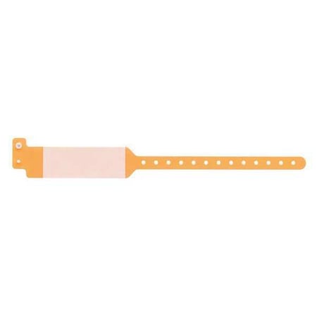 Identiplus ID Wristband, Cover Seal, Orange, PK500 CLS-PS-40