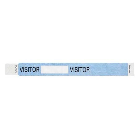 Identiplus ID Wristband, Sky Blue, Visitor, PK500 VIS-TA-22