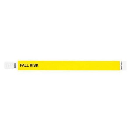 Identiplus ID Wristband, Tyvek, Fall Risk, PK500 ALR-TP-34