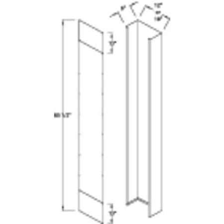 Ici Pipe Enclosure, Steel, 83.5"H, 18"W IS621S8685