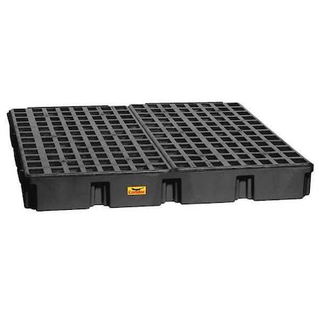 Condor Spill Deck, 60 gal Spill Capacity, 4 Drums, 10,000 lb Load Capacity, Polyethylene 1635BDC
