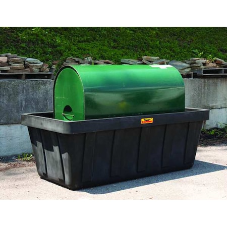 Condor Horizontal Tank Containment, 373 gal Spill Capacity, 1 Drums, 10,000 lb Load Capacity, Polyethylene 16275C