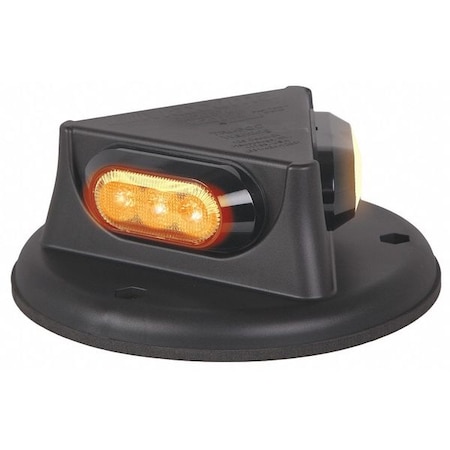 Maxxima Warning Beacon Light, 3 in.H, Amber, Nylon M20385YCL