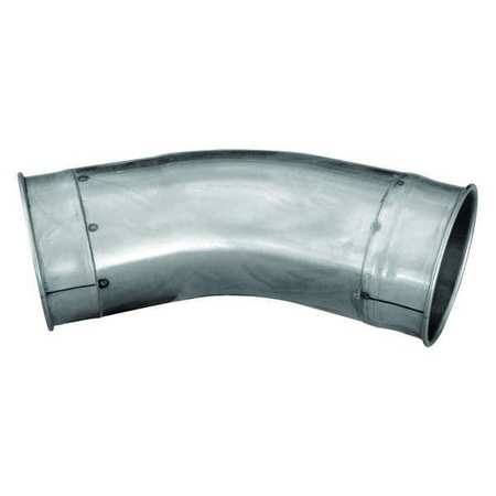 NORDFAB Round 90 Degree Elbow, 6 in Duct Dia, Galvanized Steel, 14 GA, 14 in W, 14" L, 6 in H 8010003690