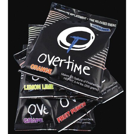 Overtime Electrolyte Drink Mix, 2.5 gal., PK35 60-POUCH | Zoro.com