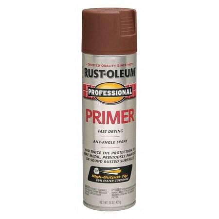 Rust-Oleum Red, Flat Finish, 15 oz. 7569838