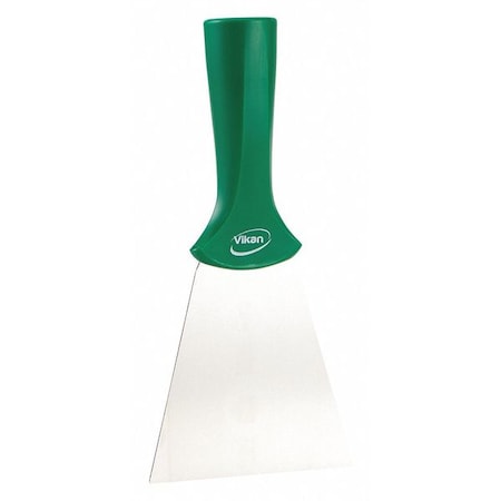 Vikan Scraper, SS, Blade 4" W, Blade 3-3/4" L 40112