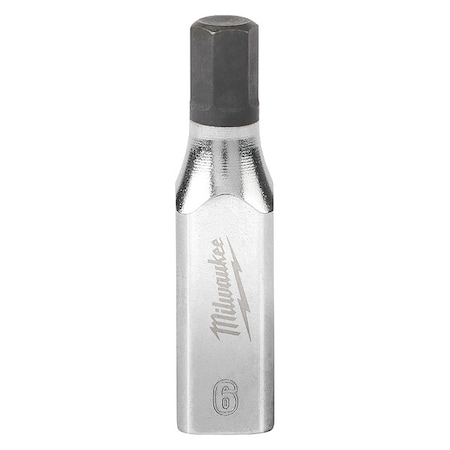 Milwaukee Tool Socket, S2 Stl, 6 mm, Hex, Chrm, 0.25 in 45-34-1035