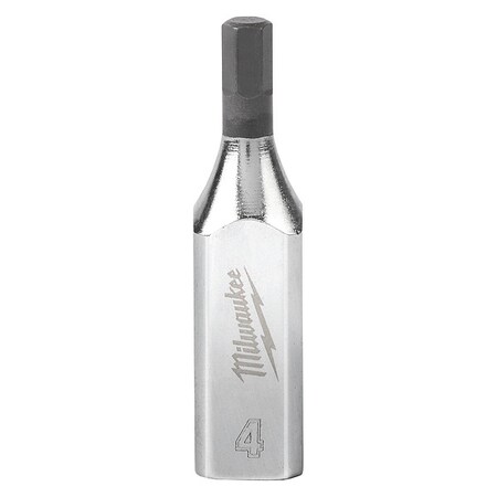 Milwaukee Tool Socket, S2 Stl, 4 mm, Hex, Chrm, 0.25 in 45-34-1033