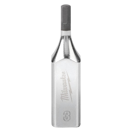 Milwaukee Tool Socket, S2 Stl, 3 mm, Hex, Chrm, 0.25 in 45-34-1032