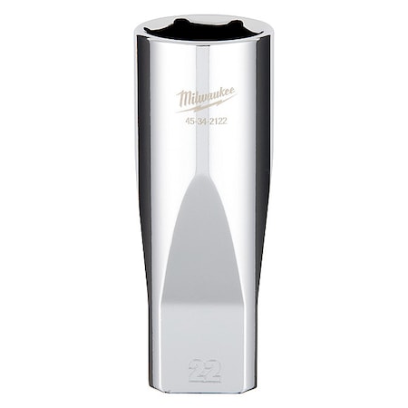 Milwaukee Tool 1/2" Drive 22mm Deep Socket 45-34-2122