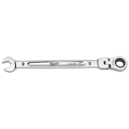 Milwaukee Tool 9mm Metric Flex Head Ratcheting Combination Wrench 45-96-9609