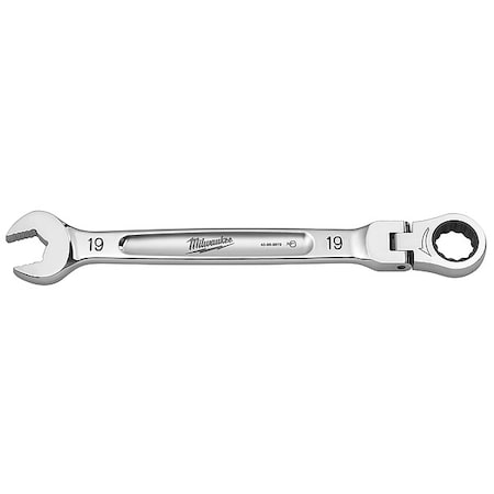Milwaukee Tool 19mm Metric Flex Head Ratcheting Combination Wrench 45-96-9619