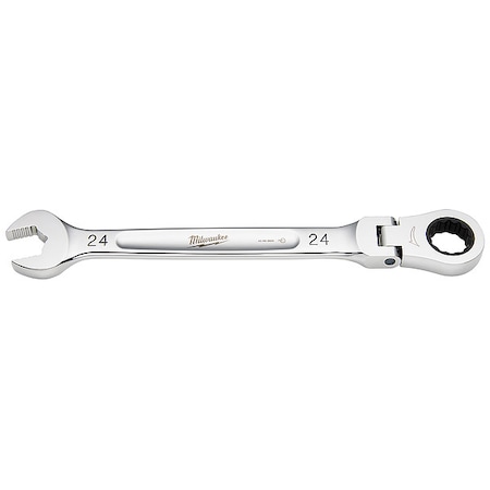 Milwaukee Tool 24mm Metric Flex Head Ratcheting Combination Wrench 45-96-9624
