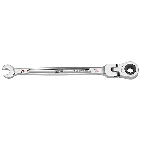 Milwaukee Tool 1/4 in. SAE Flex Head Combination Wrench 45-96-9808