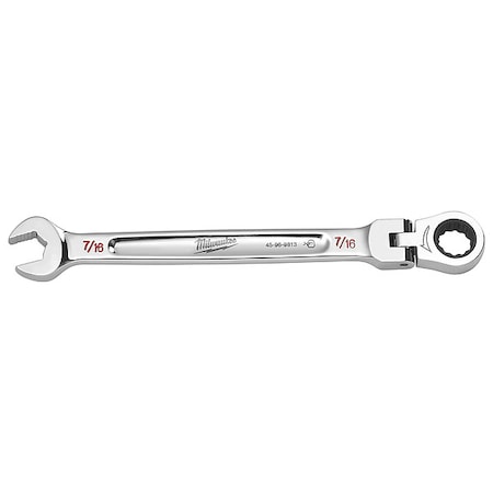 Milwaukee Tool 7/16 in. SAE Flex Head Combination Wrench 45-96-9813