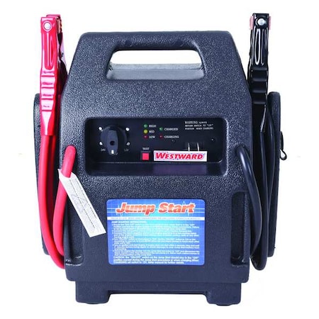 WESTWARD Battery Jump Starter, 12/24V, 44Ah 450G83