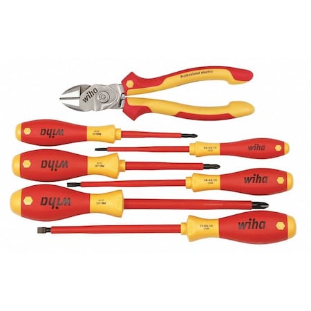Wiha Electricians Tool Kit, 7 pcs. 32857
