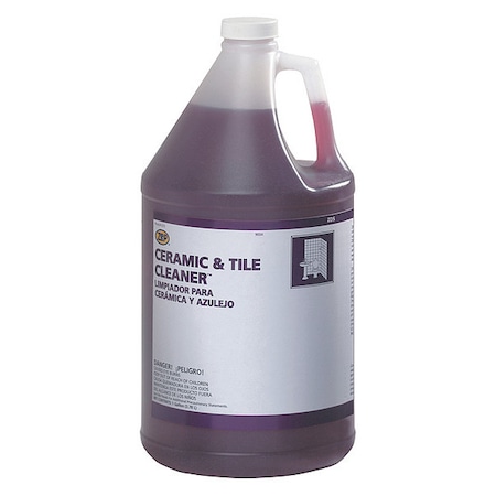 Zep Ceramic Tile Cleaner, 1 gal., Bottle, PK4 127325