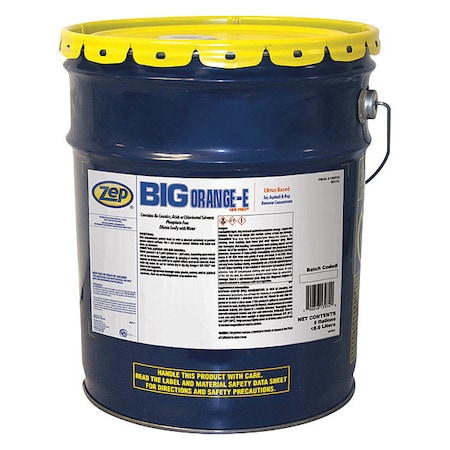 Zep Degreaser, 5 Gal Drum, Liquid, Orange 139735
