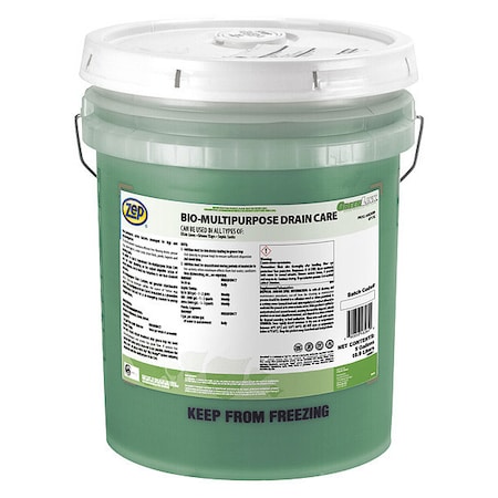 Zep Drain Maintainer, 5 gal., Pail, Liquid 462639