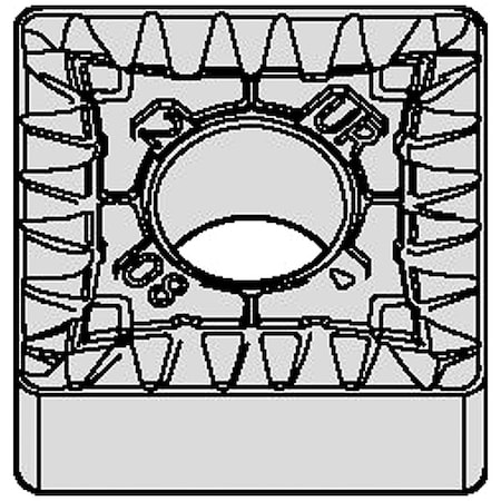 Widia NEGATIVE INSERT GEO UR, Square, 4, SNMG, 90  Degrees, 3 SNMG433UR WU25PT