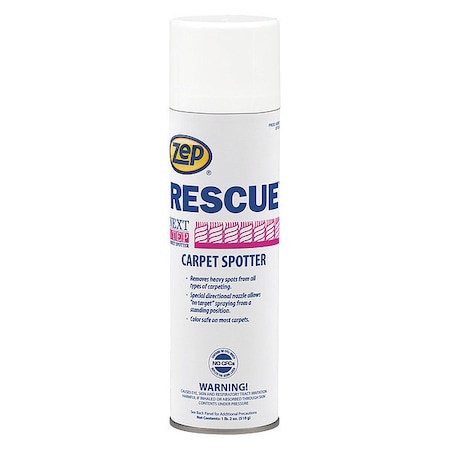 Zep Rescue Carpet Spotter, 18 oz, Aerosol Can, PK12 701