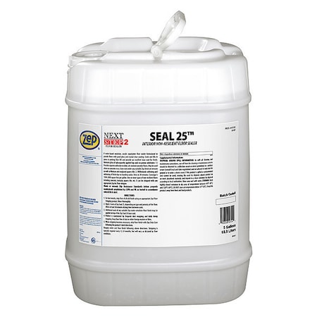 Zep Floor Cleaner, Liquid, 5 gal., Pail 107235