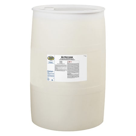 Zep Cleaner/Degreaser, 55 Gal Bottle, Liquid, Colorless J25484