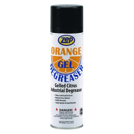 Zep Degreaser, 15 Oz Aerosol Can, Liquid, Amber, 12 PK 101