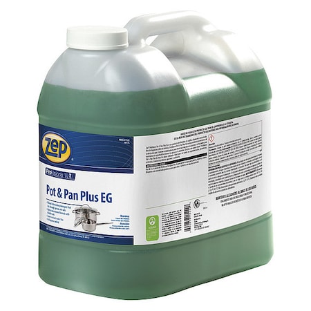 ZEP Pot and Pan Cleaner, Bottle, Sz 2.5 gal. 152253