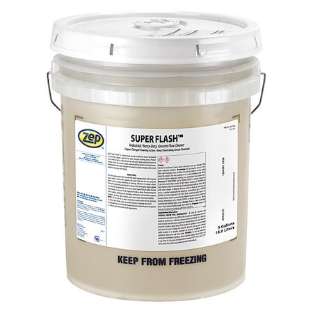 Zep Floor Cleaner, Granules, 40 lb., Drum 79433