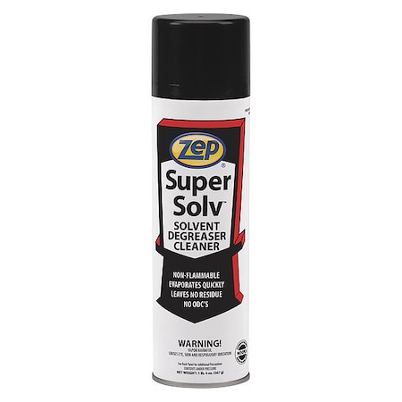 Zep Solvent Cleaner/Degreaser, 20 Oz Aerosol Can, Liquid, Clear, 12 PK 99016