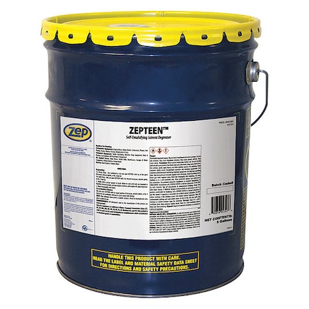 Zep Degreaser, 5 Gal Drum, Liquid, Amber 43235