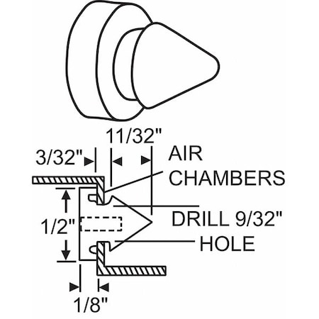 Zoro Select Bumper, Door Mount, Unfinished 19-134