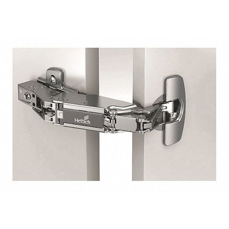 Zoro Select Butt Hinge, Steel, Concealed Mounting, 1 1/2 in Leaf W x 2 3/8 in Leaf H, Nickel 45-393