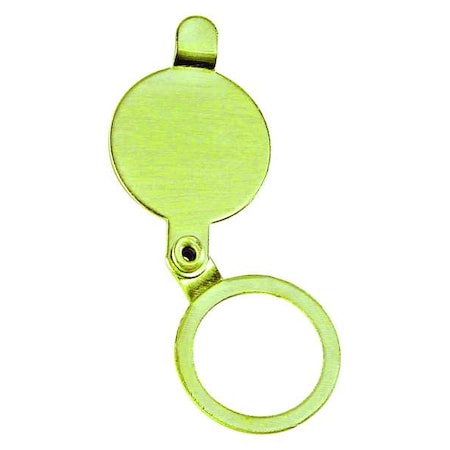 Zoro Select Door Viewer Cover, 9/16" Hole Dia., PR 19-5002PB