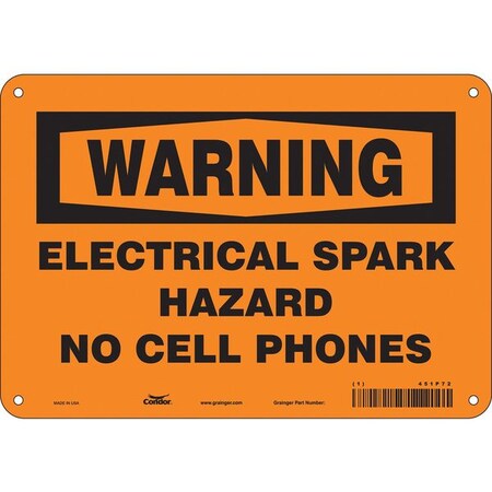 Condor Sign Cell Phone, 10" W, 7" H, 0.032" Thick 451P72