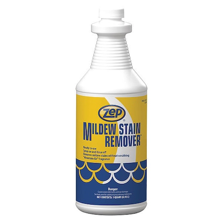 Zep Liquid 1 qt. Mildew Stain Remover, Plastic Pail, 12 PK 147201