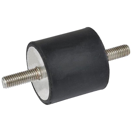 J.W. Winco Vibration-Isolating Mount, 3/4 in H 451.1-32-19-5/16-55