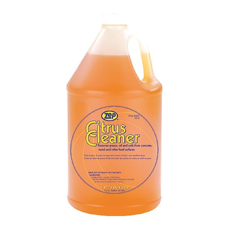 Zep Cleaner/Degreaser, 1 Gal Pail, Liquid, Orange, 4 PK 45524