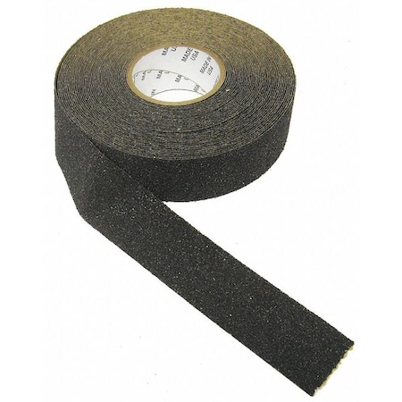 Wooster Products Anti-Slip Tape Aluminum oxide 46 Grit Size, Black, 2" W x 60 ft. L, 42 mil Thick 2X60SB