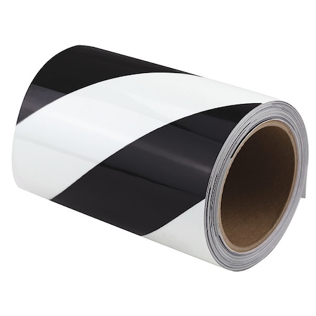 Zoro Select Floor Marking Tape Polyester 6 in W x 11 mil Thick 36UV72