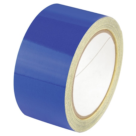 Zoro Select Reflective Safety Tape Vinyl Blue, 2" W x 10 yd. L, 5.5 mil Thick RF2BL
