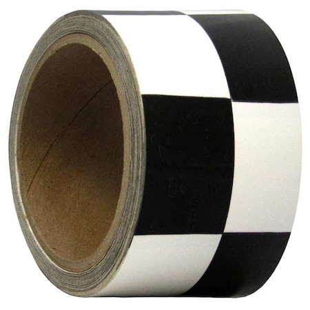 Zoro Select Floor Marking Tape vinyl 3 in W x 6 mil Thick 9EWM1