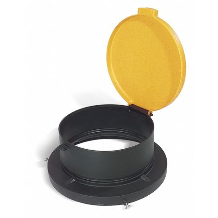 PIG Drum Lid, 24-1/2" Outside dia, Yellow DRM965-YW
