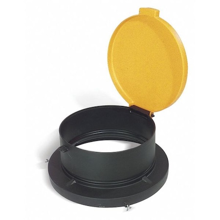 Pig Drum Lid, 24-1/2" Outside dia, Yellow DRM965-YW