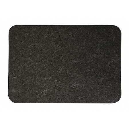 Pig Hand Dryer Floor Mat, 17" L, 24" W, PK16 GRP7606-BK