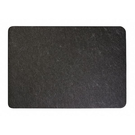 Pig Hand Dryer Floor Mat, 24" L, 35" W, PK16 GRP7607-BK